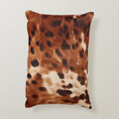 ウエスタンホワイトブラウンブラックコウィド アクセントクッション (裏面(縦))