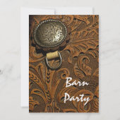 ウエスタンホースサドルバーンパーティー 招待状 (正面)