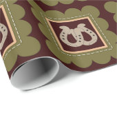 ウエスタンホースシューズのラッピング紙 ラッピングペーパー (ロールコーナー)