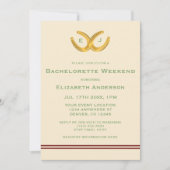 ウエスタンホースシューズバチェロレッテ 招待状 (正面)