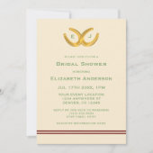 ウエスタンホースシューズブライダルシャワー 招待状 (正面)