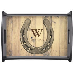 ウエスタンホースシュー&バーンウッドプランクス トレー