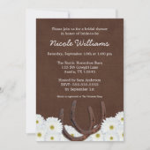 ウエスタンホースショーズアンドデイジーブライダルシャワー 招待状 (正面)