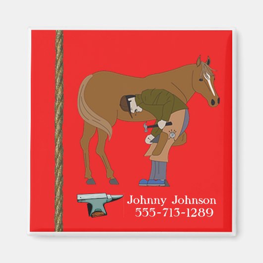 ウエスタンホースファリア マグネット (正面)