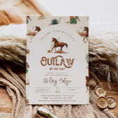 ウエスタンホースベビーシャワー招待状 招待状