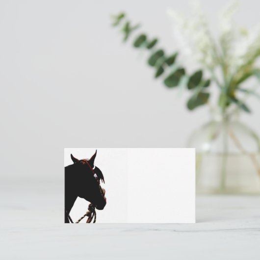 ウエスタンホース 名刺 (スタンド正面)