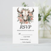 ウエスタンボホカウフローラスカルセージ結婚ズ 出欠カード (スタンド正面)