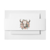 ウエスタンボホカウフローラスカルセージ結婚ズ 招待状ベリーバンド (正面例)