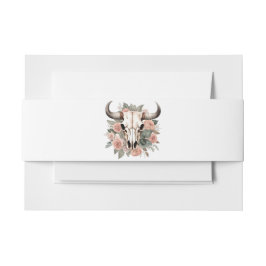 ウエスタンボホカウフローラスカルセージ結婚ズ 招待状ベリーバンド