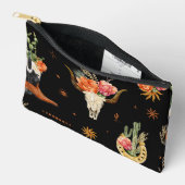 ウエスタンボホコスメティックバッグ アクセサリーポーチ (見開き)