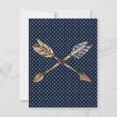 ウエスタンボホスタイルベビーシャワー 招待状 (裏面)