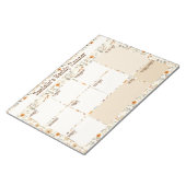 ウエスタンボホフローラカスタムウィークリープランナー ノートパッド (アングル)