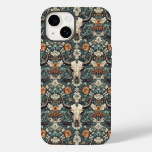 ウエスタンボホブルスカルフローラ Case-Mate iPhone 14ケース