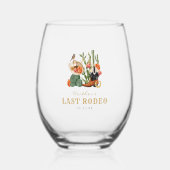 ウエスタンボホ ステムなしワイングラス (正面)