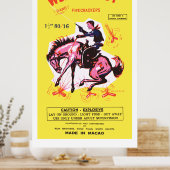 ウエスタンボーイ(ヴィンテージUS爆竹) ポスター (キッチン)