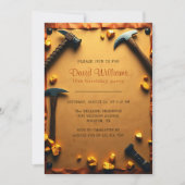 ウエスタンマイナーパーティー金ゴールドマイニング誕生日 招待状 (正面)