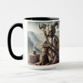 ウエスタンマグユーモアのある、 マグカップ (左)