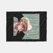 ウエスタンメイクアメリ素晴らしカトランプパパ フリースブランケット (正面(横))