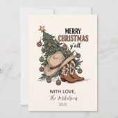 ウエスタンメリークリスマスオール シーズンカード (正面)