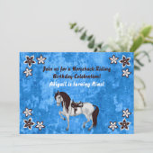 ウエスタンライディング誕生日招待状 招待状 (スタンド正面)