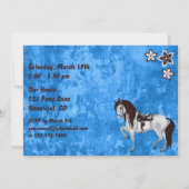 ウエスタンライディング誕生日招待状 招待状 (裏面)