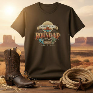 ウエスタンラウンドアップ家族再会 Dk ID1318 Tシャツ