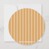 ウエスタンラウンドピンク女性のカーボーイベビーシャワー招待状 招待状 (裏面)