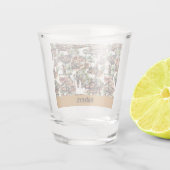 ウエスタンランチまたはカントリーファームシパーソナライズされたーン ショットグラス (裏面)