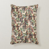 ウエスタンランチまたはカントリーファームシーン アクセントクッション (正面(垂直))