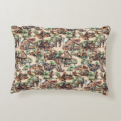 ウエスタンランチまたはカントリーファームシーン アクセントクッション (裏面)