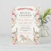 ウエスタンランチピンクフローラカントリーブライダルシャワー 招待状 (スタンド正面)