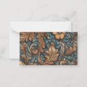 ウエスタンランチ詳細カード ノートカード (裏面)