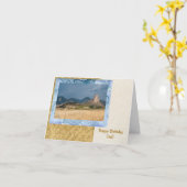 ウエスタンランチ誕生日カードパパ カード (黄色い花)