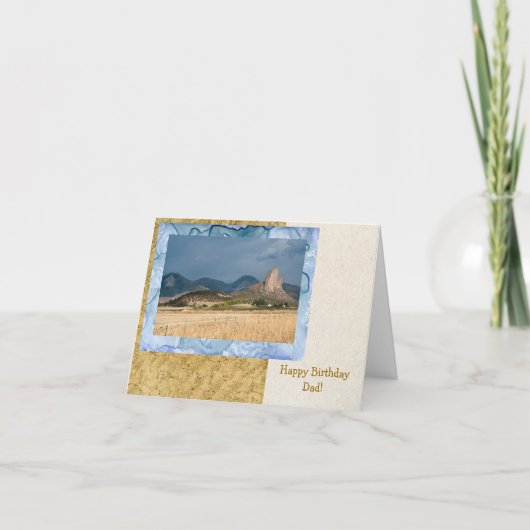 ウエスタンランチ誕生日カードパパ カード (正面)