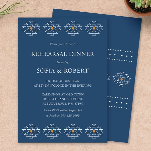 ウエスタンリハーサルディナー招待状 招待状