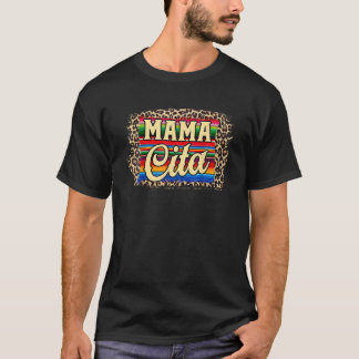 ウエスタンレオパードセラプママチタカウボーイ女性のカーボーイRo Tシャツ
