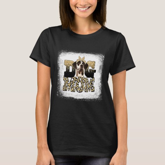 ウエスタンレオパード大ダネママ母の日 Tシャツ (正面)