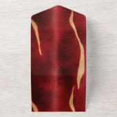 ウエスタンレッドクリームコウィド オールインワン招待状 (外側)