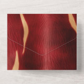 ウエスタンレッドクリームコウィド オールインワン招待状 (裏面)