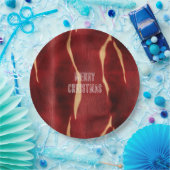 ウエスタンレッドクリームコウィド ペーパープレート (パーティー)