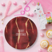 ウエスタンレッドクリームコウィド ペーパープレート (パーティー)