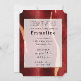 ウエスタンレッドクリームコウィド 招待状