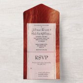 ウエスタンレッドコウィド オールインワン招待状 (内側)