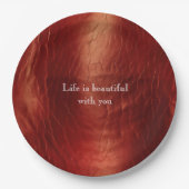 ウエスタンレッドコウィド ペーパープレート (正面)