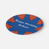 ウエスタンレッドバンダナパーティーカスタマイズプレート ペーパープレート (アングル)