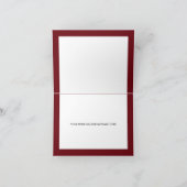 ウエスタンレッドローゼシャルラキンセアニェラサンキュー 招待状 (内部)