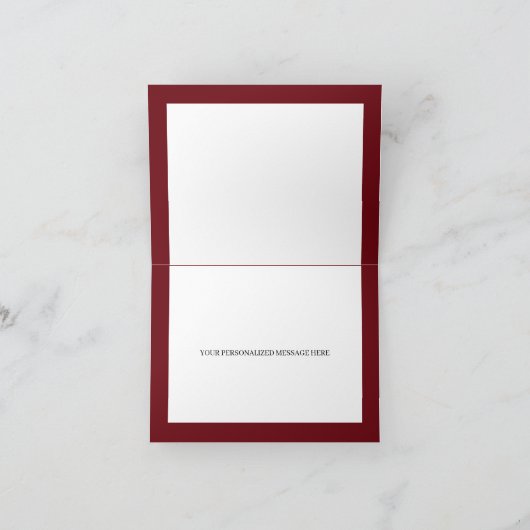 ウエスタンレッドローゼシャルラキンセアニェラサンキュー 招待状 (内部)