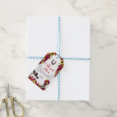 ウエスタンレッドローゼスサンフラワーズキンセアニェラギフトラベル ギフトタグ (より糸付き)