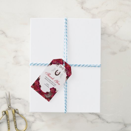 ウエスタンレッドローゼスランチェロキンセアニェラ ギフトタグ (より糸付き)