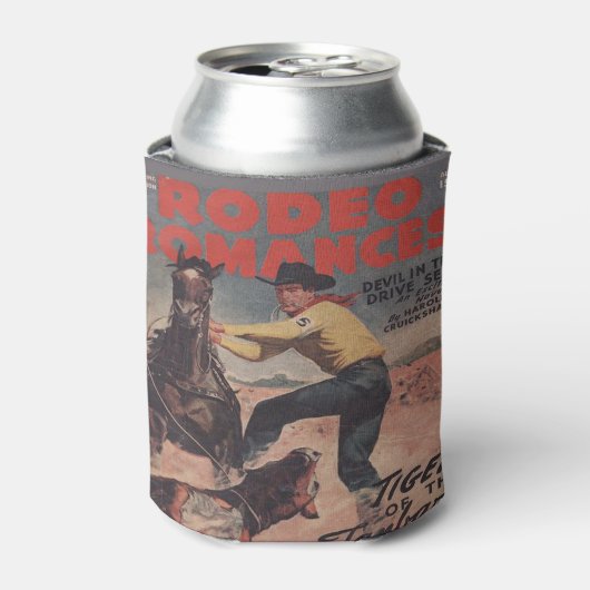 ウエスタンロデオカウボーイカーフローピンロデオロマンス 缶クーラー (缶正面)